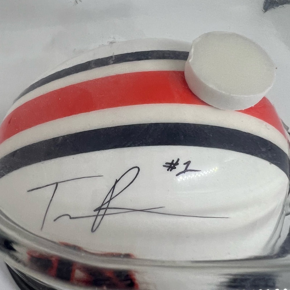 Auburn Tigers autographed mini helmet by Trovon Reed - Picture 9 of 9